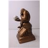 Image 2 : Monkey Holding Skull Sculpture - By Austin Sculpture