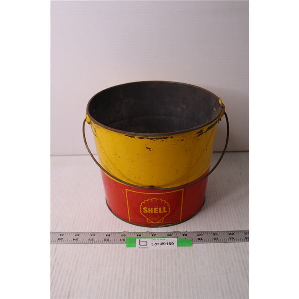 Vintage Shell 10 Pound Bucket