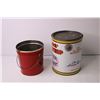 Image 2 : (2) Tin Cans - Rogers Golden Syrup, Shamrock Pure Lard