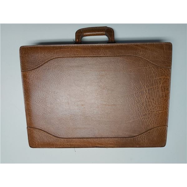 Briefcase with Combination Lock - 18 1/4" x 13 1/4" x 3 5/8"