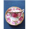 Image 1 : Royal Albert Bone China England, "Roses with Gold Trim," Cup and Saucer