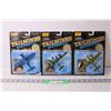 Image 1 : (3) Die Cast Planes - Tailwinds by Maisto (NIB) - F4U-1D Corsair/ B-24D Liberator/ B-25J Mitchell Bo
