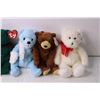 Image 2 : (6) Assorted Beanie Babies