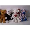 Image 2 : (6) Assorted Beanie Babies