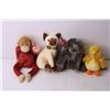 Image 2 : (6) Assorted Beanie Babies