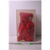 Image 1 : Large and Small Beanie Baby in Case