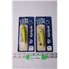 Image 2 : (2) Vintage Lucky Louie Fishing Hooks Size 5 (NIB, NOS)