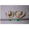Image 1 : (2) Vintage Ceramic Cowboy Hats (Cabri Sask. and Medicine Hat AB)