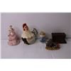 Image 4 : Lot of Assorted Decor Items - Figurines, Egg Cups