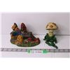 Image 1 : (2) Figurines - Mushroom