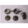 Image 4 : Small Pewter Items (Tea Pot, Cream and Sugar)