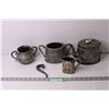 Image 1 : Lot of Silver Plated Items (Tea Pots and Creamers)