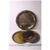 Image 1 : (3) Silver Plated Circular Platters