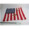 Image 1 : United States Flag - Baseball - Fish Scale