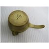 Image 3 : Brass Candle Stick (has damages) - Small Brass Ashtray (Made in Greece)