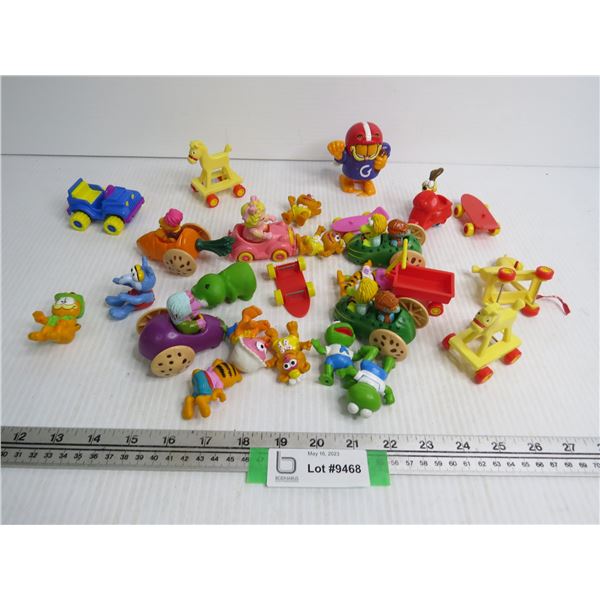 Assorted Small Garfield and Muppet Babies Toys