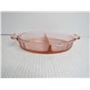Image 3 : Vintage Pink Depression Bowl and Divided Dish
