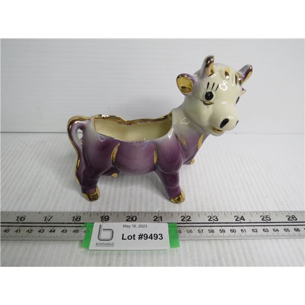 Vintage Ceramic Cow Vase