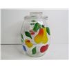 Image 3 : Vintage Painted Glass Cookie Jar