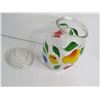 Image 4 : Vintage Painted Glass Cookie Jar
