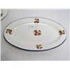Image 2 : Vintage Enamel Platter - Royal Albert "Prairie Rose" Pastry Stand