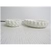 Image 5 : (2) Fenton Hobnail Milk Glass Ashtrays