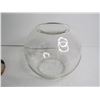 Image 4 : Round Glass Jar w/Lid (lid does not belong to jar)