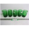 Image 1 : (5) Green Depression Glasses