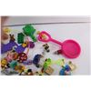 Image 7 : Lot of Toys Spelling Blocks, Mega block, Varity of Action figures+More