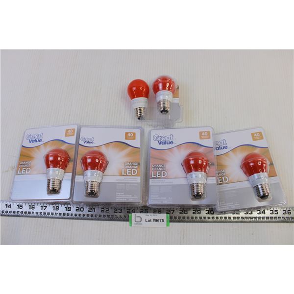 (6) 40watt Orange LED (2 not in package)