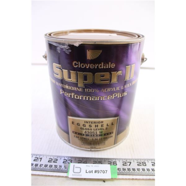 Sealed Cloverdale Super II Waterborne 100% Acrylic Latex ( Soft Sunrise)