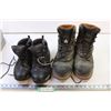 Image 1 : Size 11 Mens Ozarktrail Waterproof Shoes+Size 11 Steel toe Boots