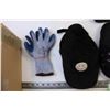 Image 2 : Cowboy Hat+Slippers Ladies size 7.5/8+Cotten hat+Construction Gloves+ Head Rest