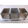 Image 1 : *(3) Stainless Steel Mesh Wall Bins
