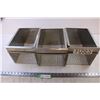 Image 1 : *(3) Stainless Steel Mesh Wall Bins