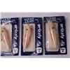Image 2 : (4) Vintage Lucky Louie Fishing Hooks ( NOS)