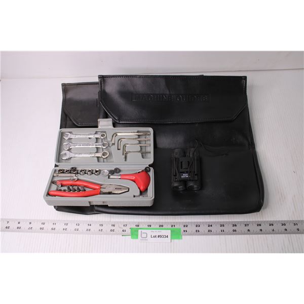 (2) Machine Guide Pouches and Misc. Tool Set