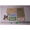 Image 1 : Lot of Assorted Vintage Paper Items (Robin Hood, Trix Manual, 1932 Canadian Teacher)