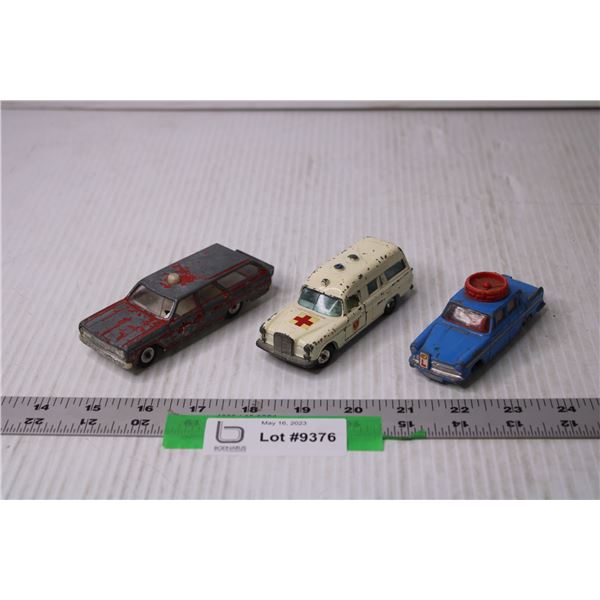 (3) Vintage Toy Cars (Corgi, Cragstan and Matchbox)