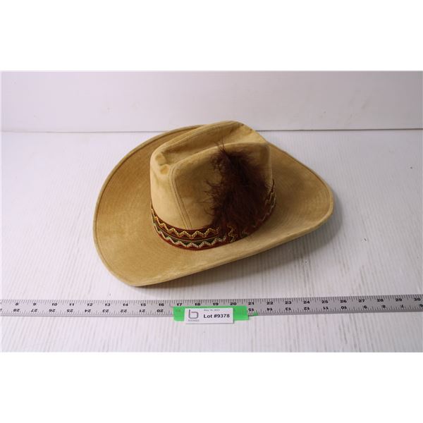 Size Small Cowboy Hat with Feather