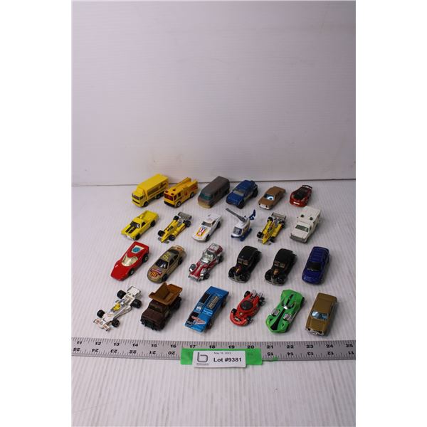 Lot of Assorted Toy Cars