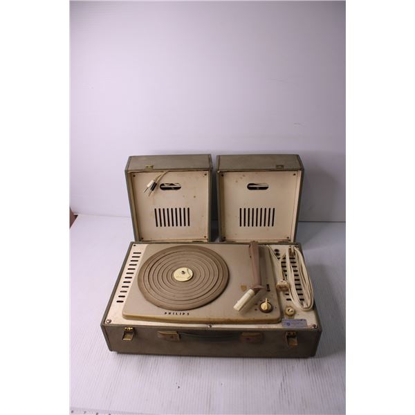 Vintage Philips Stereo and Record Player (Not Working)