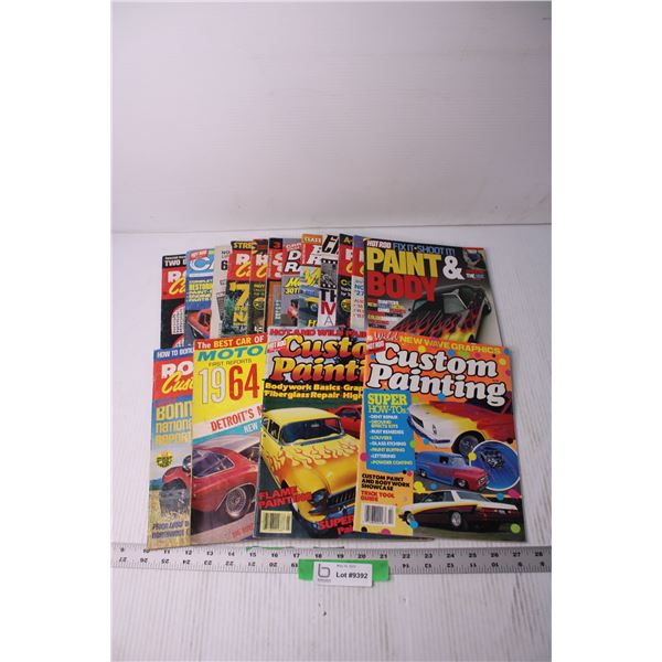 Lot of Assorted Car and Car Paint Magazines