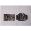 Image 4 : (2) Metal Belt Buckles (Alaska and Indianapolis 500)