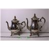 Image 1 : (2) Silver Plated Footed Coffee Pots