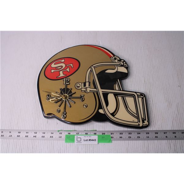 NFL San Francisco 49ers Football Clock