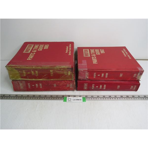 (4X BID PICE) - (4) Motor - Part & Time Guide (1980 - 82 - 83 - 85)