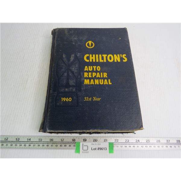 1960 Chiltons Auto Repair Manual