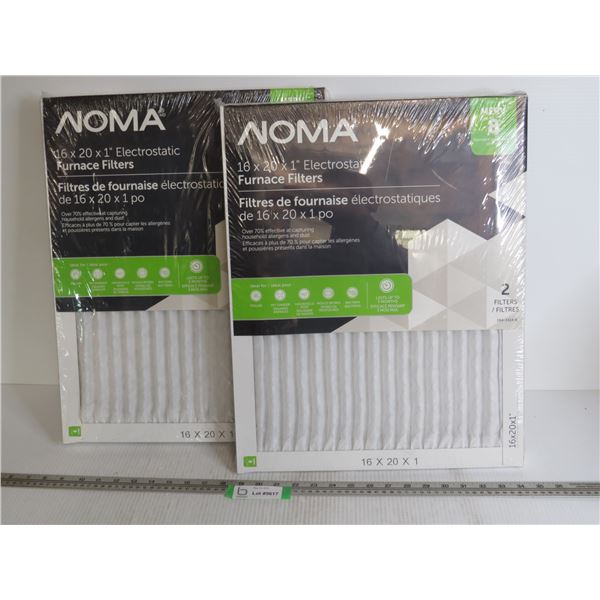 (4) Noma Furnace Filters (16' x 20' x 1')