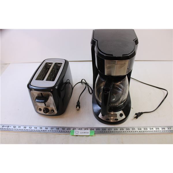 2 Piece Toaster+ Hamilton Beach Coffee Maker